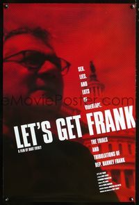 2i273 LET'S GET FRANK one-sheet movie poster '03 Barney Frank's battle in Congress!