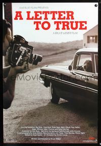 2i275 LETTER TO TRUE one-sheet movie poster '04 Bruce Weber, dog lover documentary!