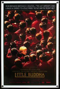 2i277 LITTLE BUDDHA one-sheet movie poster '93 Bertolucci, Keanu Reeves as Buddha!