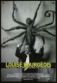 2i289 LOUISE BOURGEOIS one-sheet '08 sculptor documentary, cool spider image, photo by Bellamy!