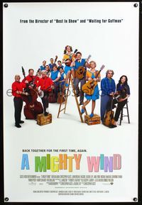 2i316 MIGHTY WIND one-sheet movie poster '03 Christopher Guest, folk music comedy!