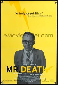 2i325 MR. DEATH one-sheet movie poster '99 The Rise and Fall of Fred A. Leuchter, Jr.