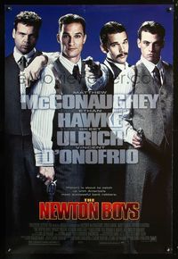 2i340 NEWTON BOYS DS A one-sheet poster '98 Richard Linklater, Matthew McConaughey, Ethan Hawke