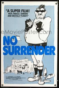 2i345 NO SURRENDER one-sheet movie poster '85 Michael Angelis, Avis Bunnage