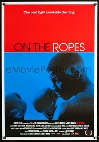 2i356 ON THE ROPES one-sheet movie poster '99 boxing as a metaphor for life!