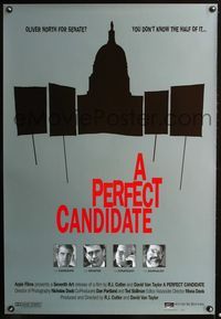 2i366 PERFECT CANDIDATE one-sheet movie poster '96 Oliver North for Senate!