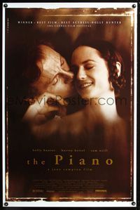 2i369 PIANO one-sheet movie poster '93 Holly Hunter, Harvey Keitel, Anna Paquin