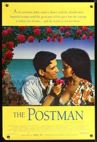 2i375 POSTMAN DS one-sheet poster '95 Italian romance, Philipe Noiret, Massimo Troisi, Il Postino!