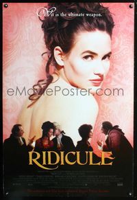 2i391 RIDICULE DS one-sheet movie poster '96 Patrice Leconte, Fanny Ardant, Charles Berling