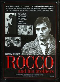 2i394 ROCCO & HIS BROTHERS one-sheet movie poster R92 Luchino Visconti's Rocco e I Suoi Fratelli!