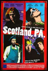 2i405 SCOTLAND, PA. one-sheet movie poster '02 James LeGros, Maura Tierney, Christopher Walken