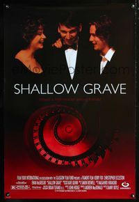 2i410 SHALLOW GRAVE DS one-sheet movie poster '95 Ewan McGregor, Kerry Fox, Danny Boyle
