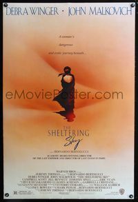 2i411 SHELTERING SKY DS one-sheet '90 Bernardo Bertolucci, a woman's dangerous erotic journey!