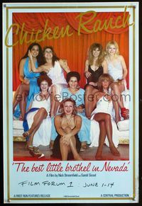 2i088 CHICKEN RANCH special movie poster '83 sexy Nevada brothel documentary!