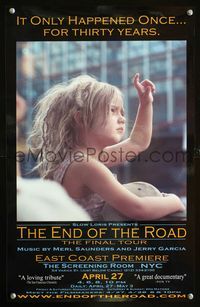 2i145 END OF THE ROAD special movie poster '01 Grateful Dead's last months!
