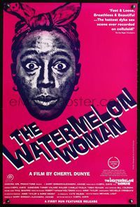 2i498 WATERMELON WOMAN special poster '96 Dunye searches for the Watermelon Woman, Purcell design!