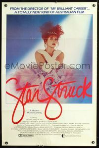 2i432 STARSTRUCK one-sheet movie poster '82 Gilliam Armstrong, Jo Kennedy, great girl in tutu image!
