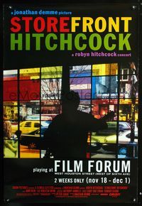 2i438 STOREFRONT HITCHCOCK one-sheet '98 Jonathan Demme, Robyn Hitchcock in concert, No. 17 design!