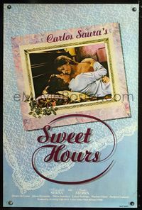 2i447 SWEET HOURS one-sheet movie poster '82 Carlos Saura, Assumpta Serna, Dulces horas