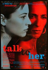 2i452 TALK TO HER DS one-sheet movie poster '02 Pedro Almodovar, Javier Camara, Leonor Watling