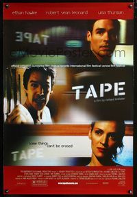 2i454 TAPE DS one-sheet movie poster '01 Uma Thurman, Ethan Hawke, Richard Linklater