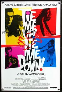 2i468 TIE ME UP! TIE ME DOWN! one-sheet movie poster '90 Pedro Almodovar, Antonio Banderas