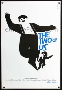 2i483 TWO OF US one-sheet movie poster R05 Claude Berri's Le vieil homme et l'enfant, Saul Bass art!