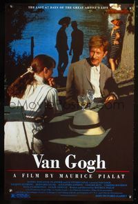 2i488 VAN GOGH one-sheet movie poster '91 Maurice Pialat, Jacques Dutronc as Vincent Van Gogh!