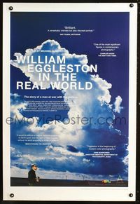 2i511 WILLIAM EGGLESTON IN THE REAL WORLD one-sheet '05 biography doc of William J. Eggleston!