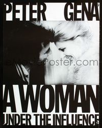 2i515 WOMAN UNDER THE INFLUENCE 24x31 special '74 Cassavetes, Falk & Rowlands, cool design!
