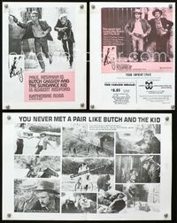 2k077 BUTCH CASSIDY & THE SUNDANCE KID movie herald '69 Paul Newman & Robert Redford