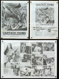 2k080 CAPTAIN NEMO & THE UNDERWATER CITY movie herald '70 Robert Ryan