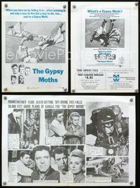 2k135 GYPSY MOTHS movie herald '69 Burt Lancaster, John Frankenheimer, cool sky diving image!