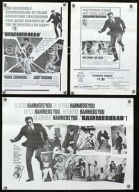 2k137 HAMMERHEAD movie herald '68 Vince Edwards, Judy Geeson