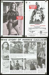 2k139 HANNIE CAULDER movie herald '72 sexiest cowgirl Raquel Welch, Robert Culp, Ernest Borgnine