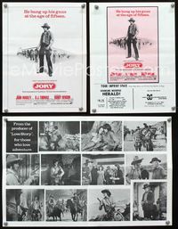 2k164 JORY movie herald '72 retired fifteen year old gunslinger!