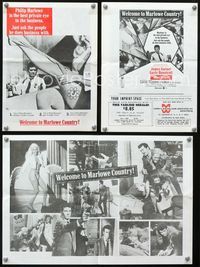 2k184 MARLOWE movie herald '69 James Garner, Gayle Hunnicutt
