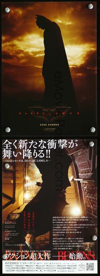 2k382 BATMAN BEGINS Japanese 7x10 movie poster '05 Christian Bale, Michael Caine