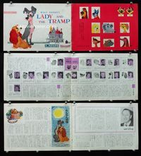 2k501 LADY & THE TRAMP Japanese movie program book '56 Walt Disney classic!