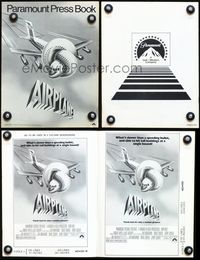 2k823 AIRPLANE movie pressbook '80 Lloyd Bridges, Leslie Nielsen
