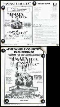 2k829 ANIMAL CRACKERS movie pressbook R74 all four Marx Brothers!