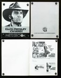 2k853 CHARRO movie pressbook '69 a different kind of Elvis Presley!
