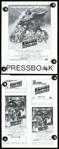 2k869 EMPIRE STRIKES BACK movie pressbook '80 George Lucas sci-fi classic