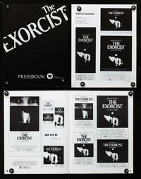 2k872 EXORCIST movie pressbook '74 William Friedkin, Max Von Sydow