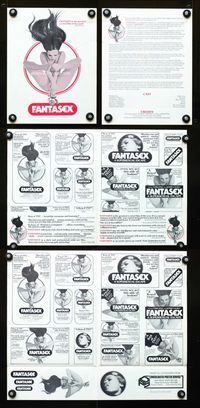 2k875 FANTASEX movie pressbook '76 Roberta Findlay, supersexy image!