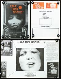 2k817 ...ONCE OVER NIGHTLY! movie pressbook '76 Terri Hall, sex!