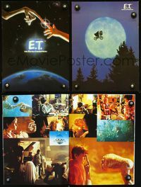 2k523 E.T. THE EXTRA TERRESTRIAL movie program book '82 Steven Spielberg classic, John Alvin art!