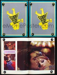 2k526 FUNNY GIRL movie program book '69 Barbra Streisand, Omar Sharif, William Wyler