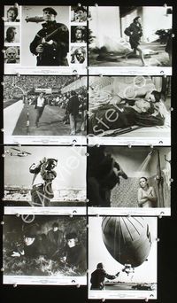 2m077 BLACK SUNDAY 22 8x10 stills '77 John Frankenheimer, Goodyear Blimp disaster at the Super Bowl!