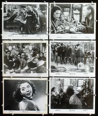 2m309 IKIRU 6 8x10 movie stills 1960 Akira Kurosawa's To Live, Takishi Shimura, Miki Odagiri